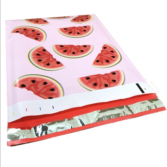 50 10X13  Watermelon Poly Mailers CLEARANCE - Picture 6 of 8